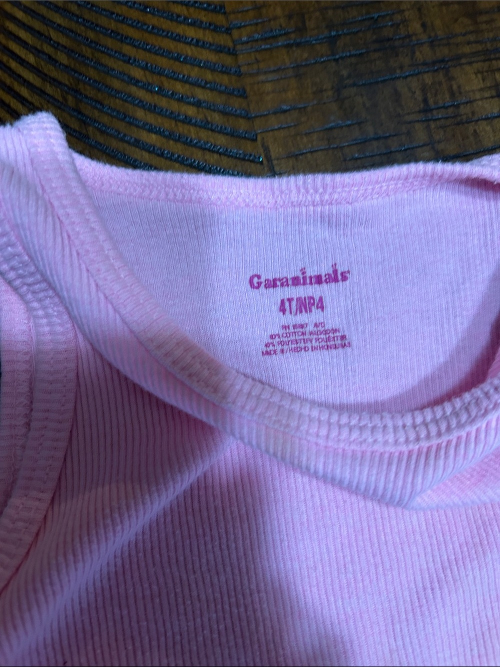 Garanimals Ribbed Tank Tops in Pink & Coral - Picture 2 of 6